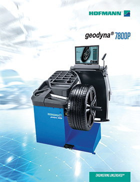 geodyna® 7800p Balanceadora de ruedas con monitor de pantalla táctil brochure